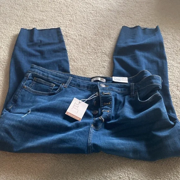 Lauren Conrad NWT high rise skinny ankle jeans 22W - Picture 2 of 8